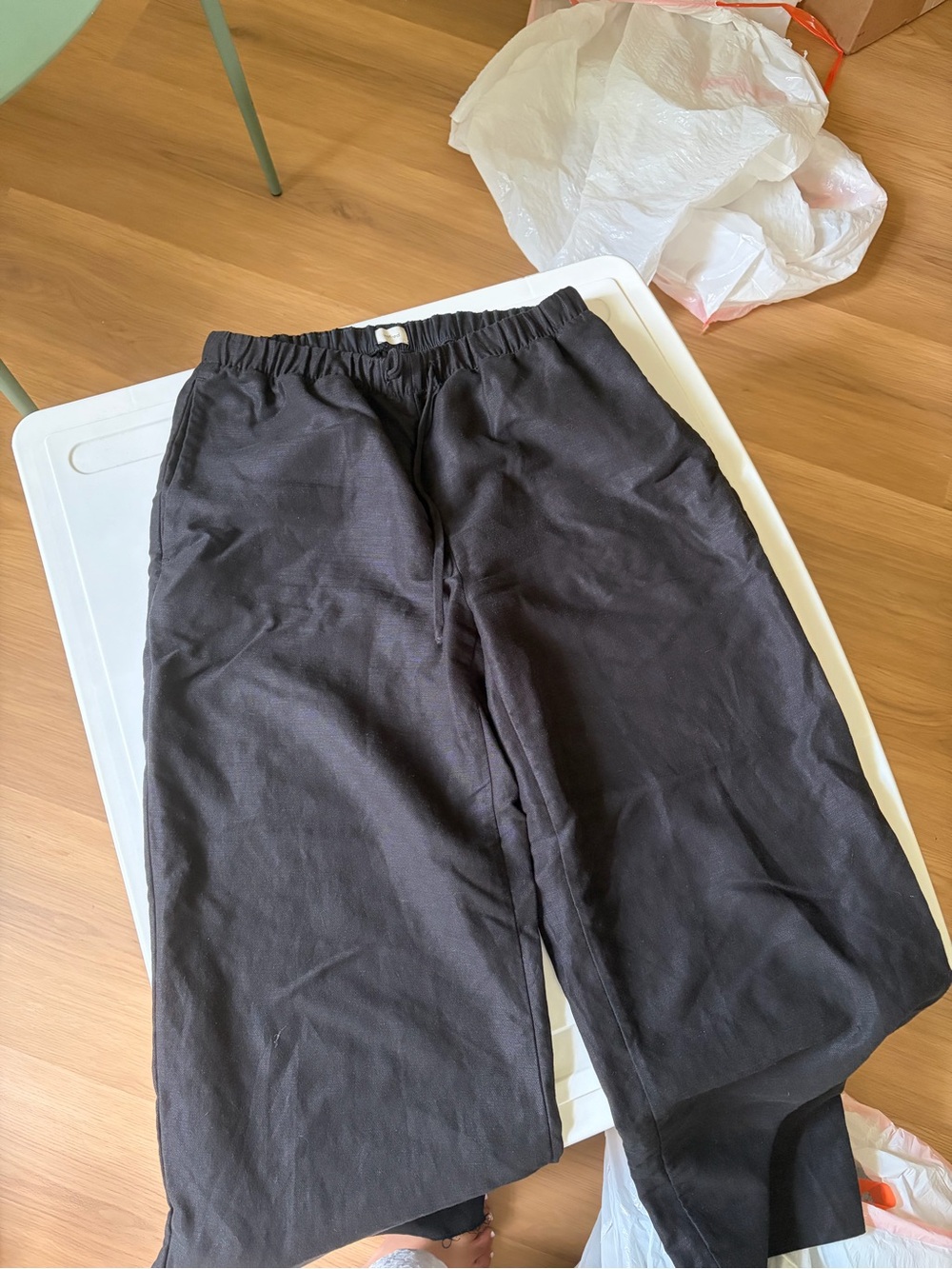 Aritzia lodge pant linen size small